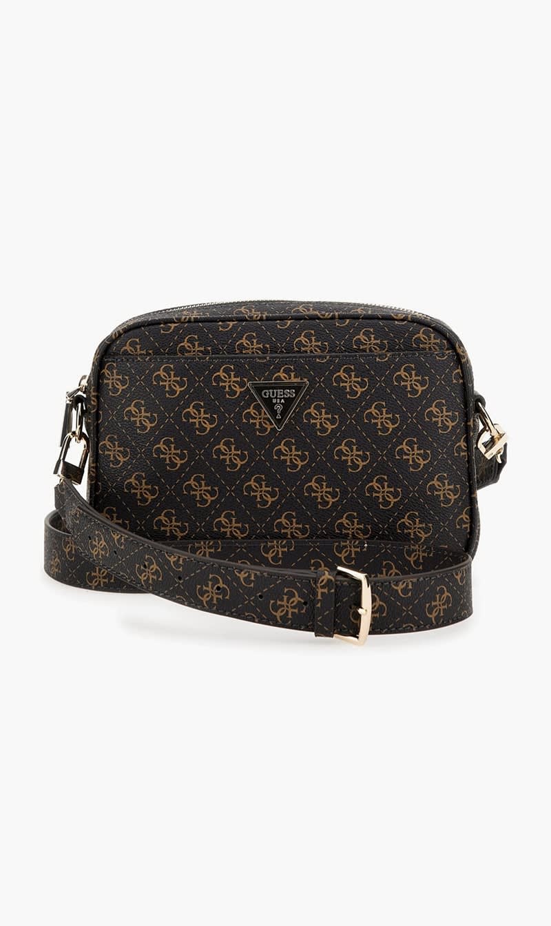 

Guess Brown Meridian Camera Bag for Women | The Deal Outlet