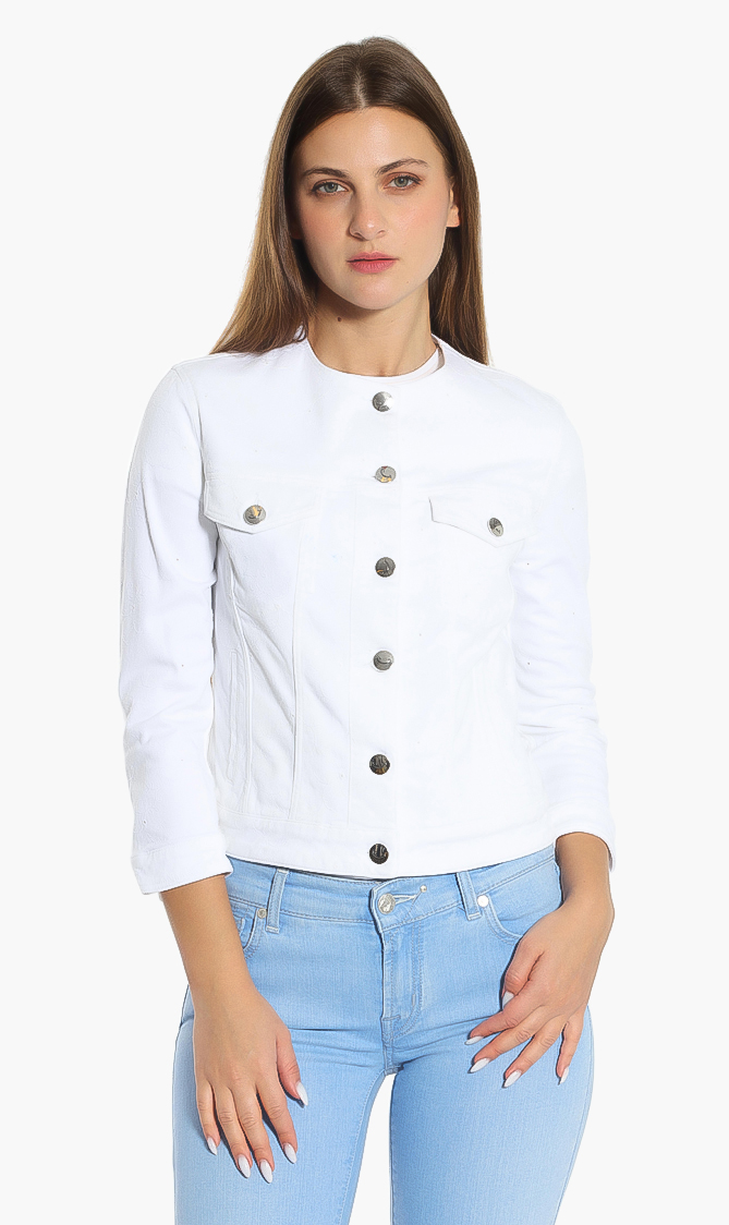 

Jacob Cohen Decorative Flower Stitch Jacket