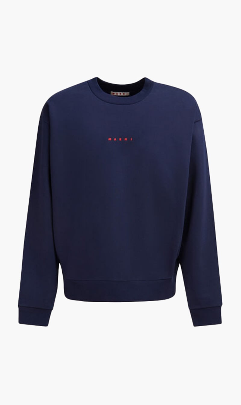 

Marni Blue Organic Cotton Sweatshirt for Men | The Deal Outlet