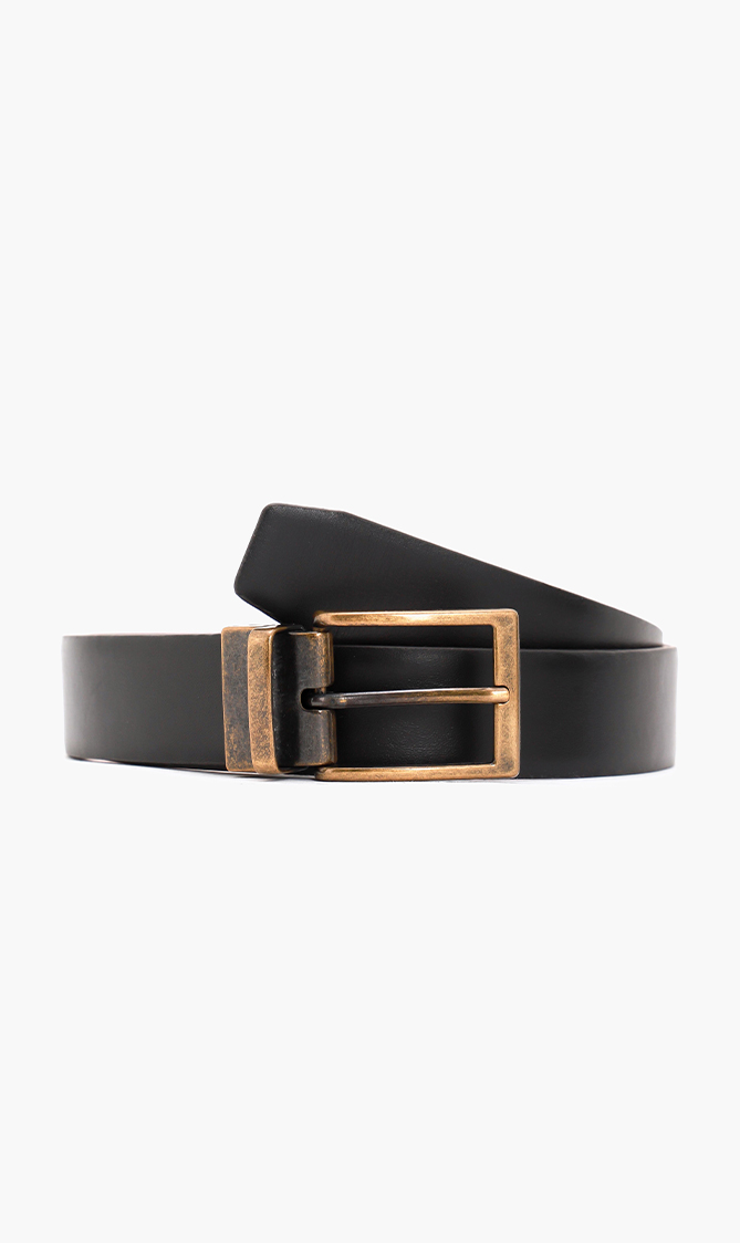 

Vintage Tongue Buckle Leather Belt