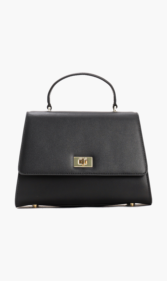 

Cerruti Shakira Leather Flap Bag