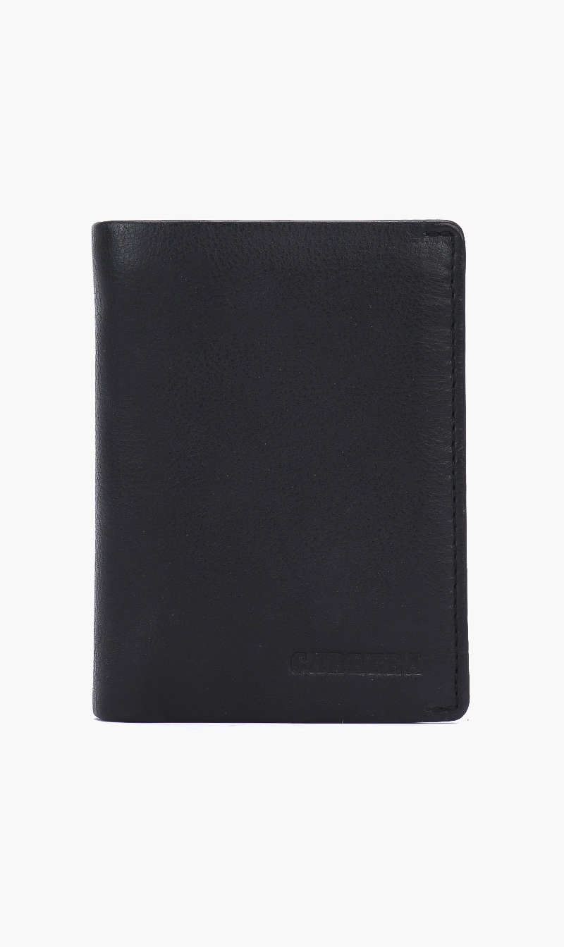 

Engraved Logo Bi-fold Wallet, Black