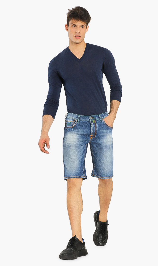 

Jacob Cohen Casual Tailored Denim Shorts