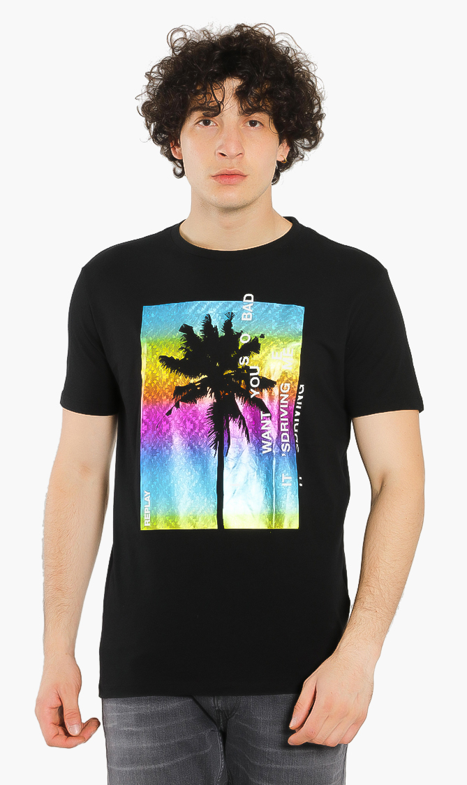 

Foil Printed Jersey T-shirt
