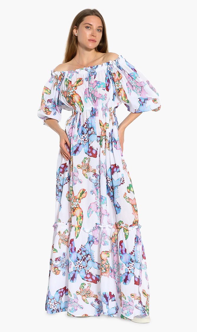 

Vilebrequin Florine Watercolor Turtle Dress