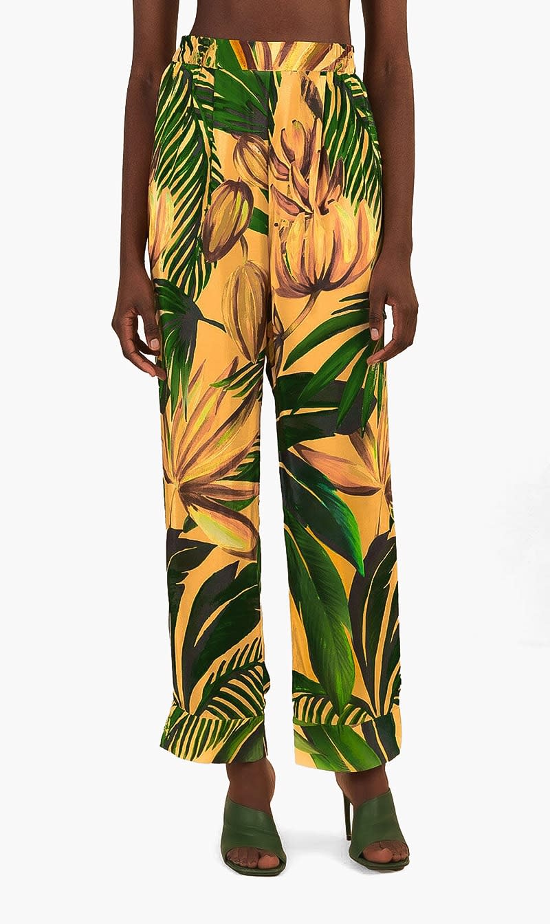 Farm Rio Multi-color Bananart Pajama Pants for Women