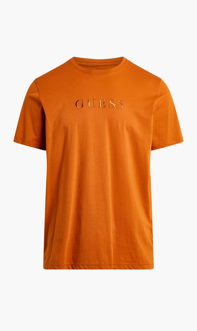 

Guess Orange Classic Pima Jersey T-shirt for Men | The Deal Outlet