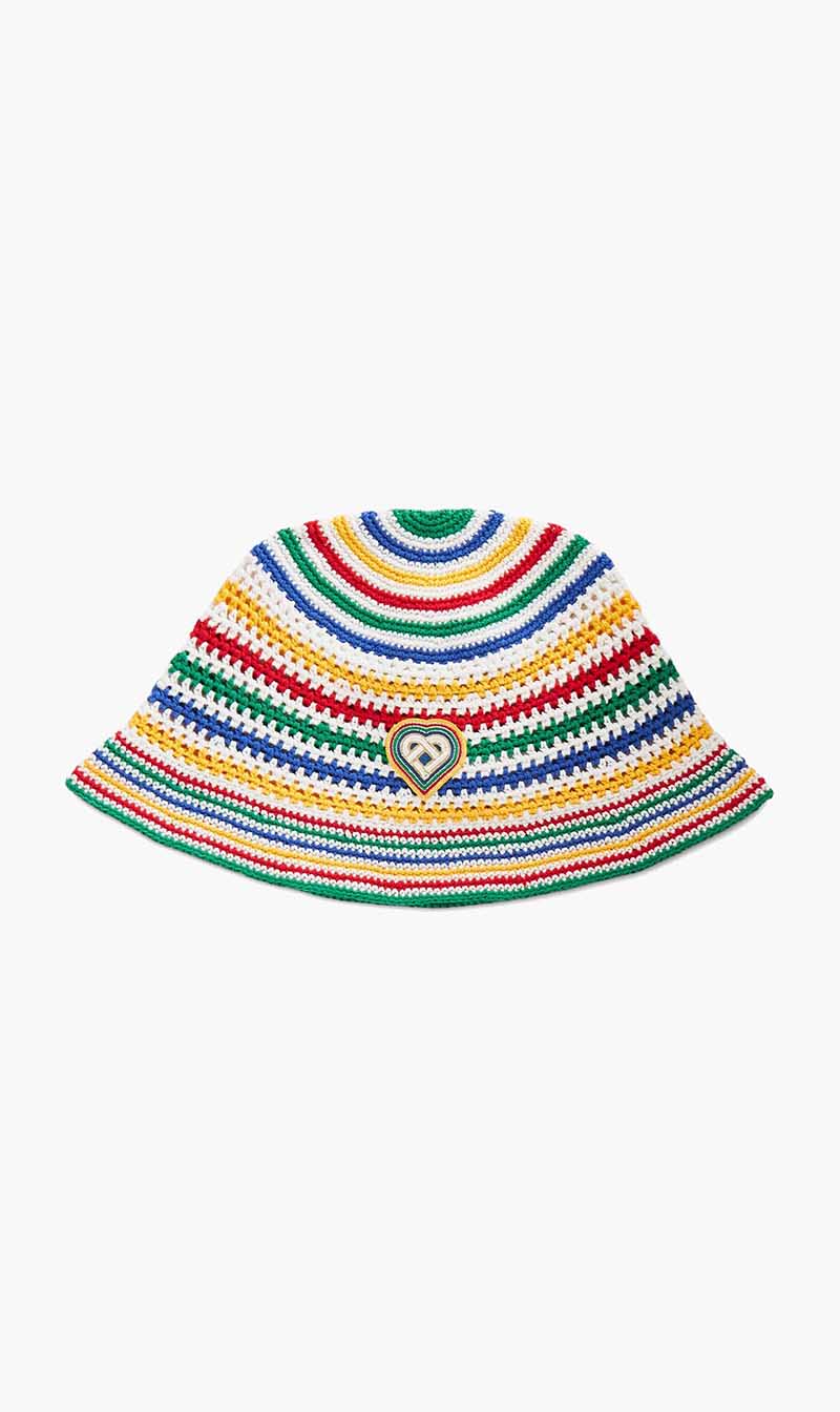 

Casablanca Paris Multi-color Scuba Crochet Hat for Men | The Deal Outlet
