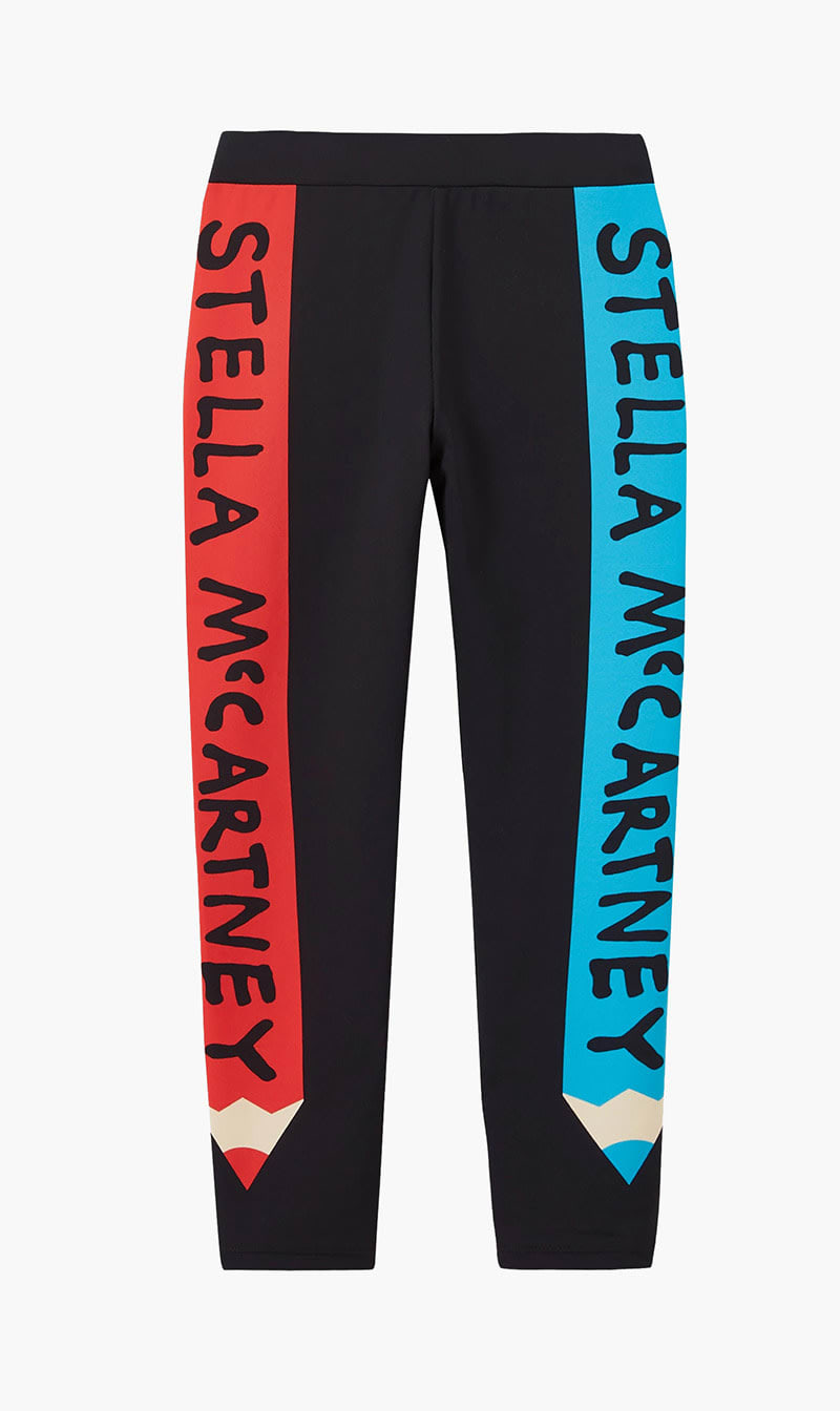 

Stella Mc Cartney Black Pencils Leggings for Girls | The Deal Outlet