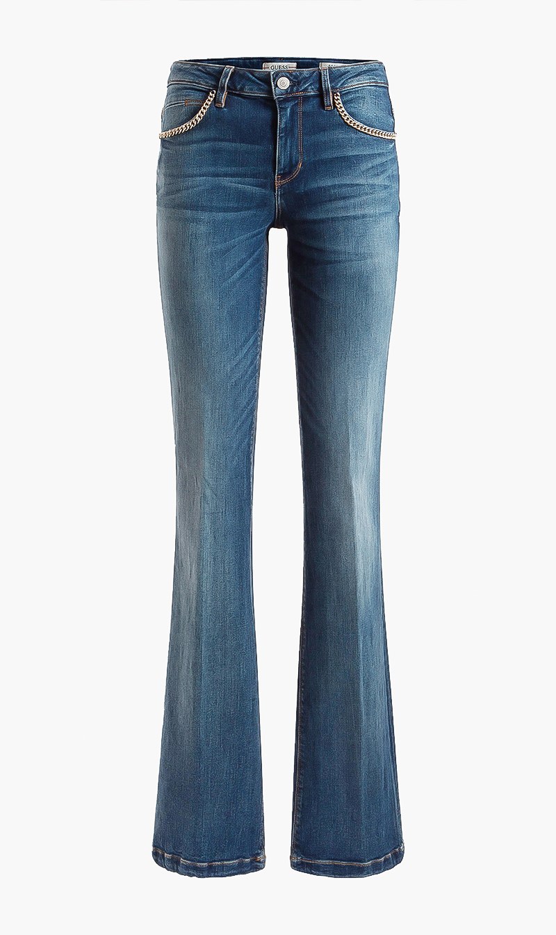 

Eco Chain Boot Jeans, Blue