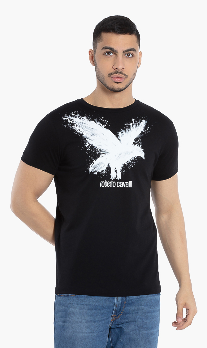 

Roberto Cavalli Eagle Graphic T-shirt