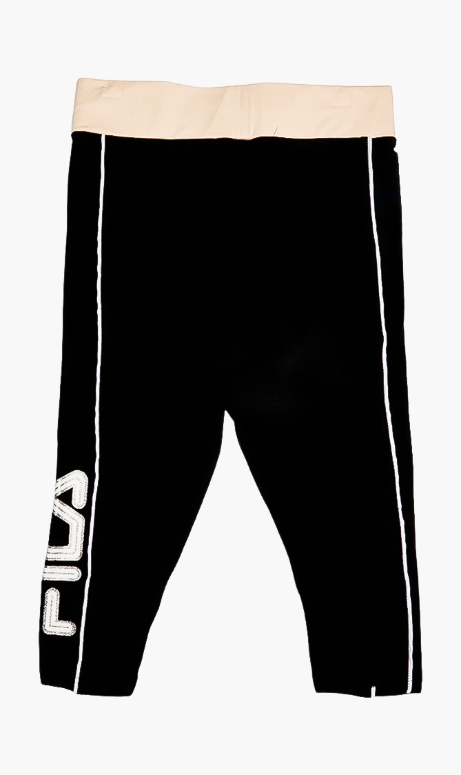 Fila Black Jasmine Capri Pant for Women | The Deal Outlet