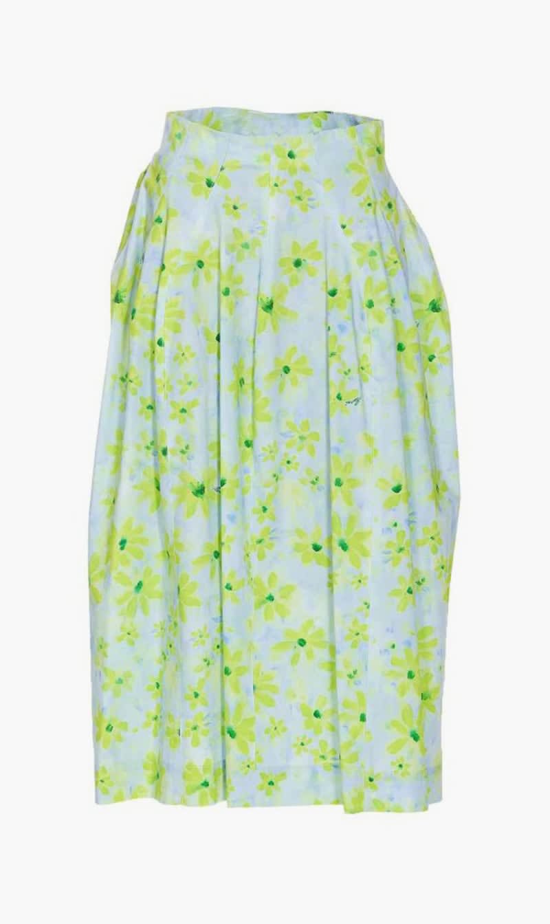 

Marni Blue Floral Skirt for Women | The Deal Outlet