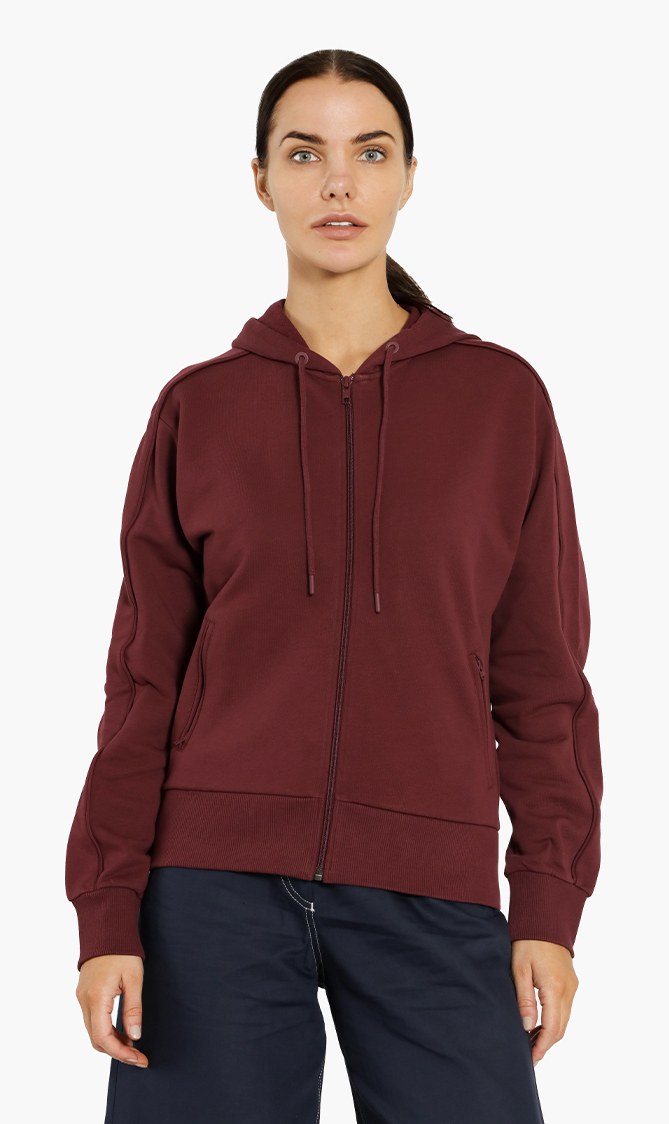 

Glitter Logo Zipped Hoodie