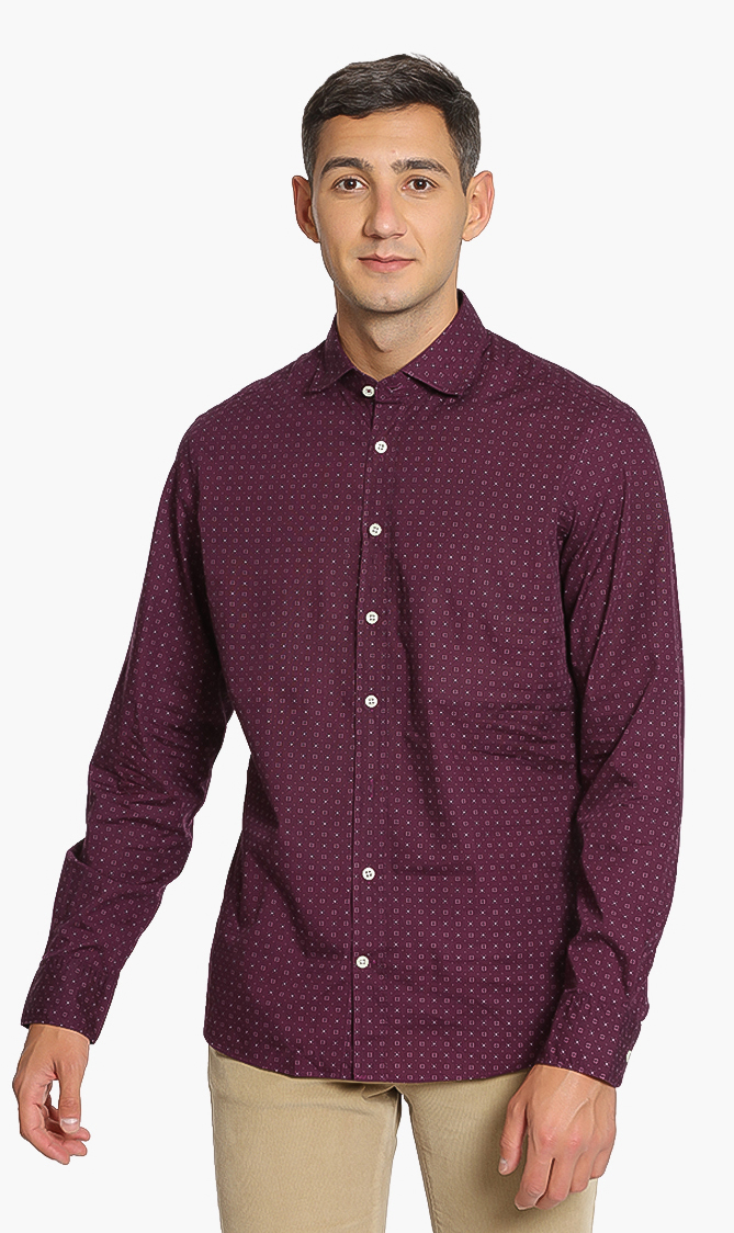 

Hackett London Printed Slim Fit Shirt
