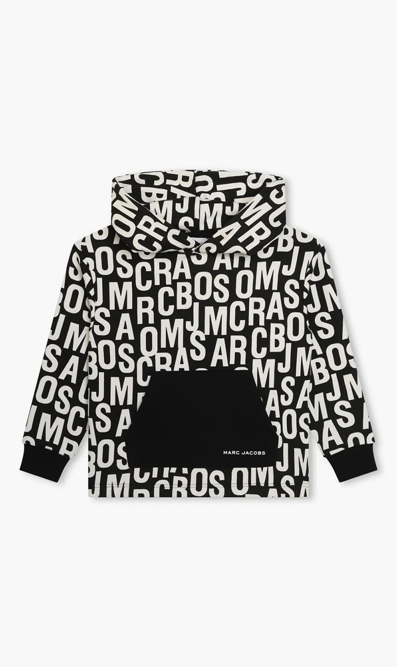 

Marc Jacobs Black Logo Print Hoodie | The Deal Outlet