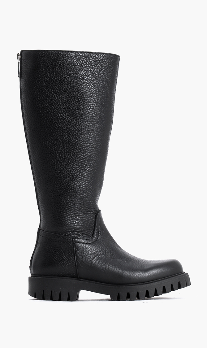 

Pollini Leather Mid High Boots