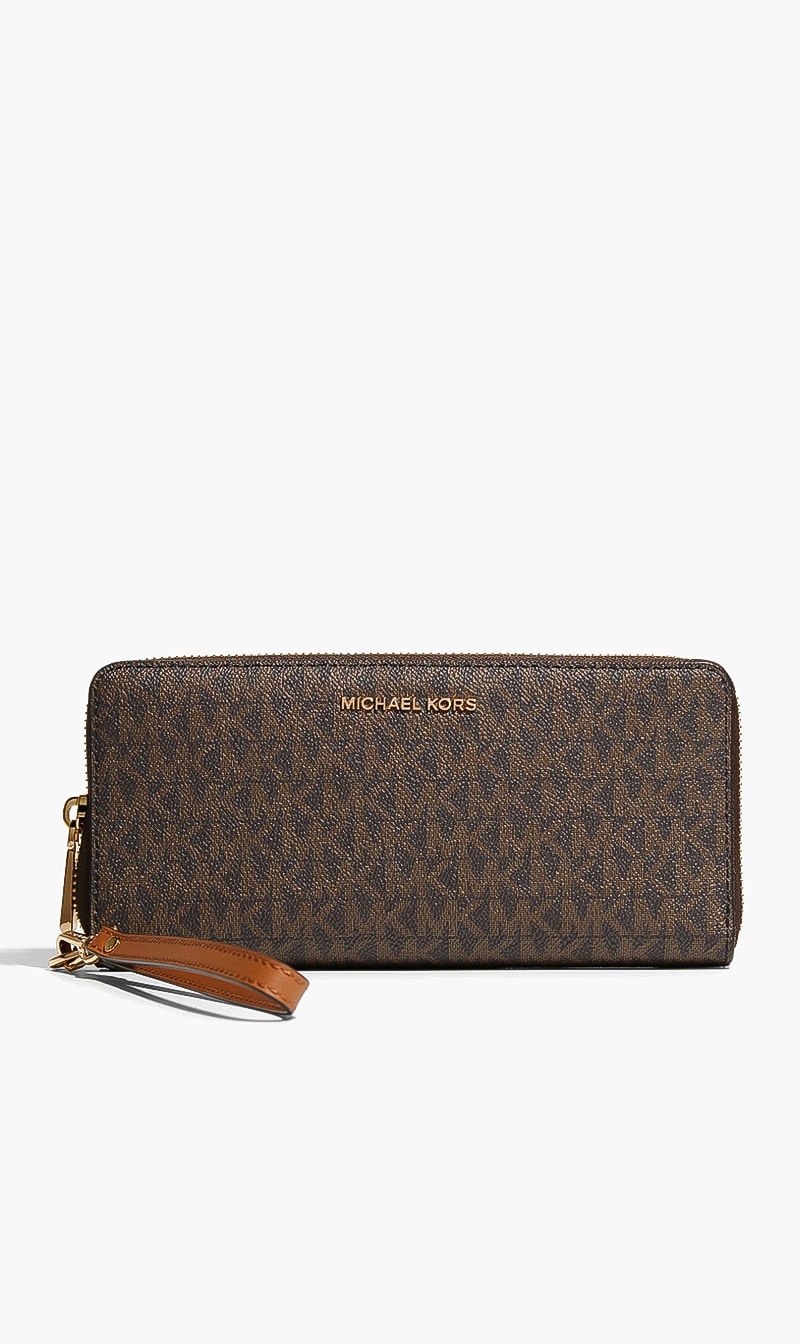 

All Over Branding Wallet, Brown