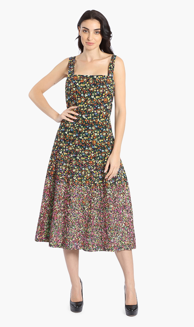 

Tory Burch Sequin Embroidered Cotton Dress