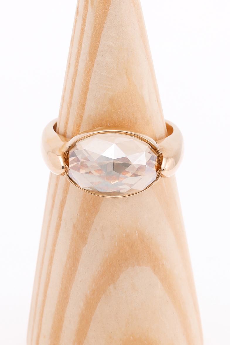 

SWAROVSKI Vanilla Rose Gold Ring, 60mm