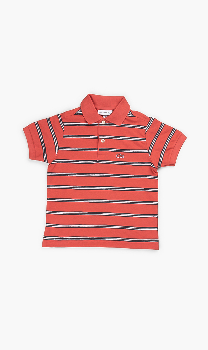 

Lacoste Striped Cotton Mini Piqué Polo Shirt