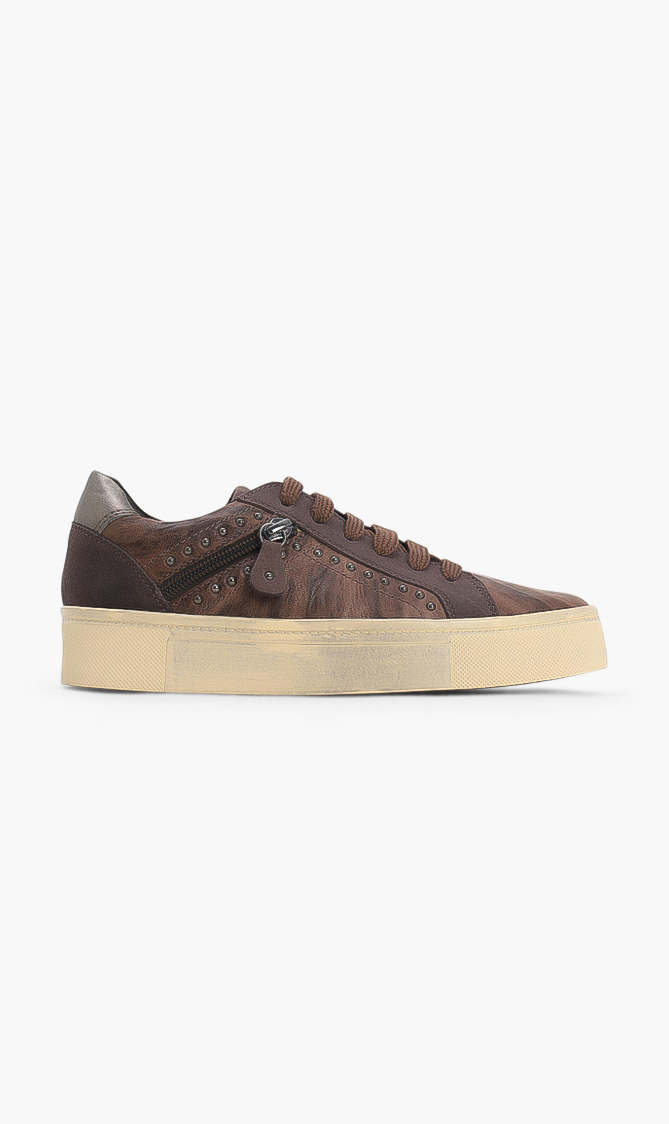

Geox Hidence Leather Sneakers