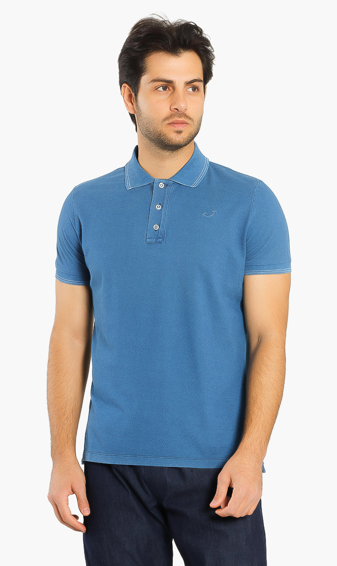 

Jacob Cohen Contrast Tipped Polo Shirt
