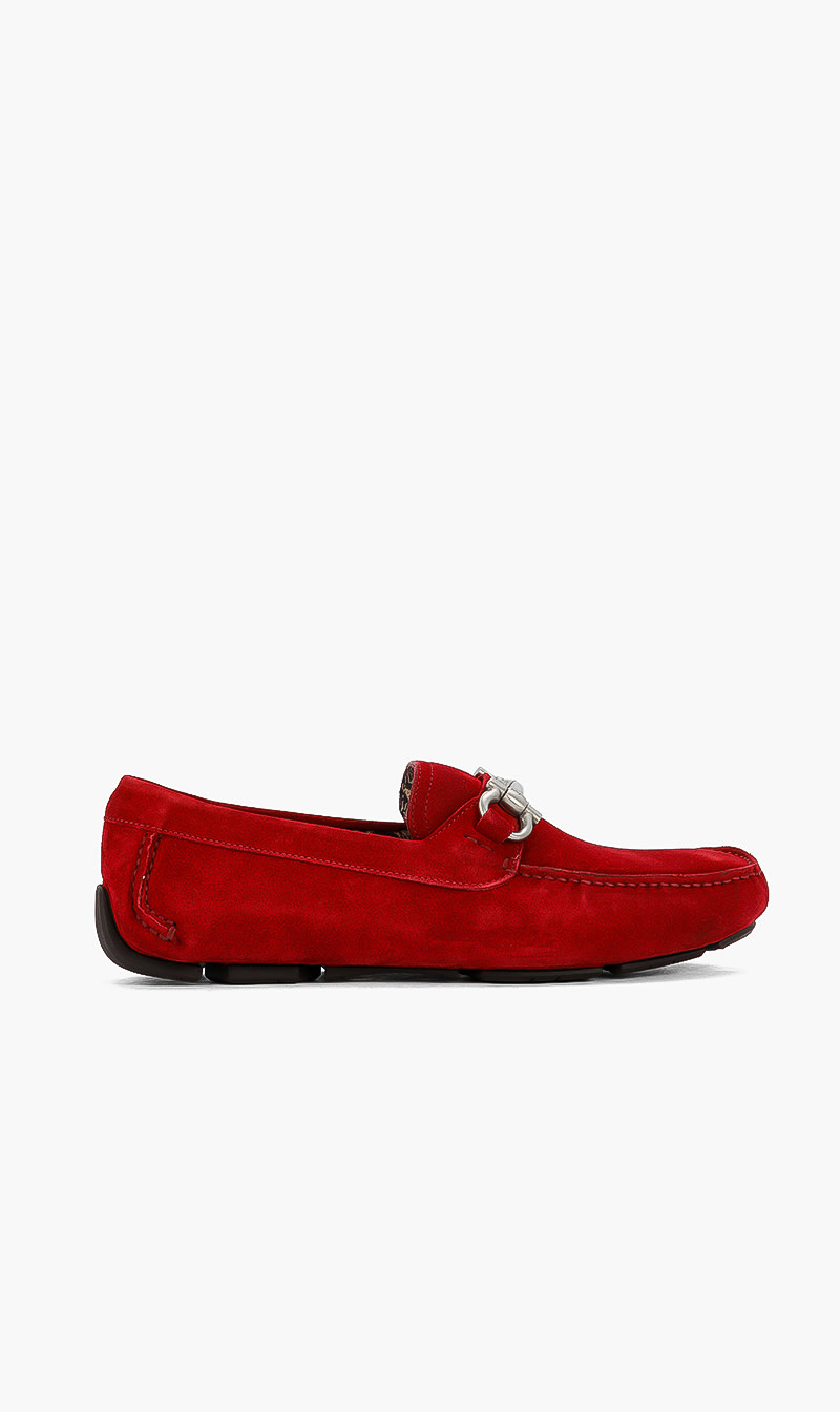 

Salvatore Ferragamo Red Parigi Loafers for Men | The Deal Outlet