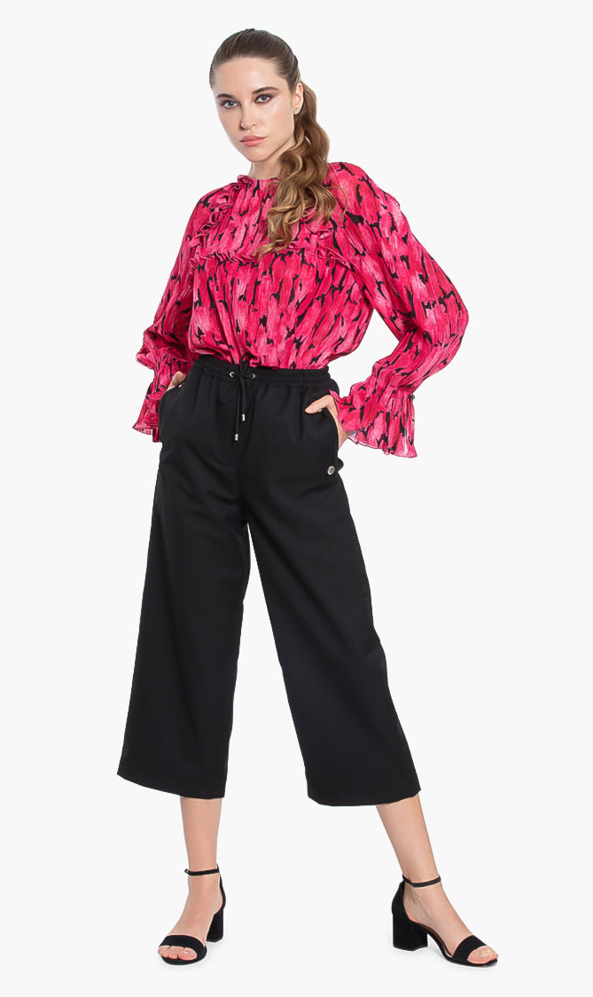

Kenzo Wide Leg Cropped Pants