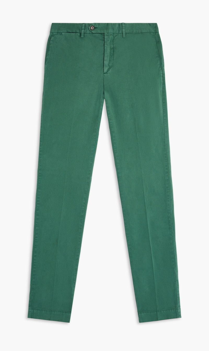 

Hackett London Green Casual Regular Fit Pants for Men | The Deal Outlet