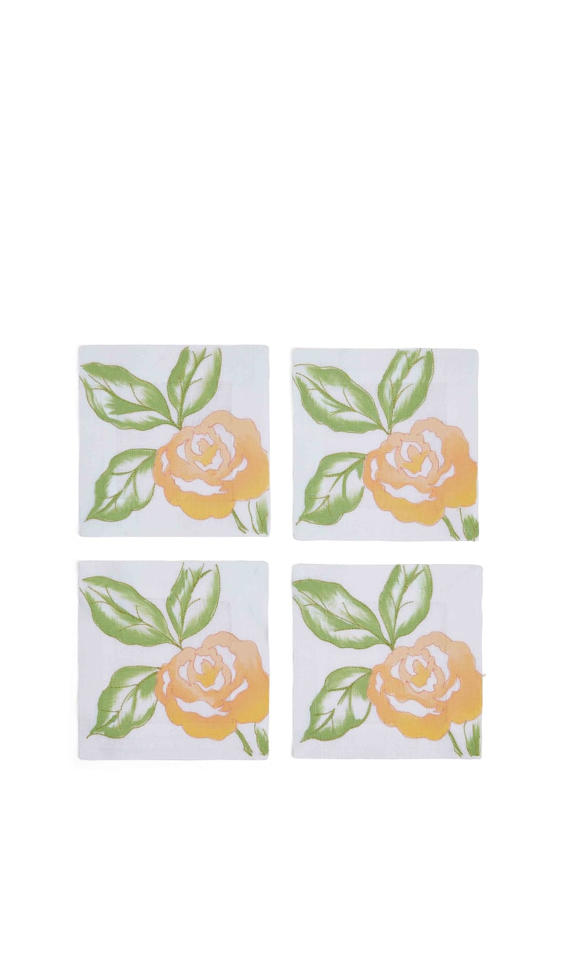 

Atelier Houria Tazi Multi-color Dades Set Of 4 Coasters | The Deal Outlet