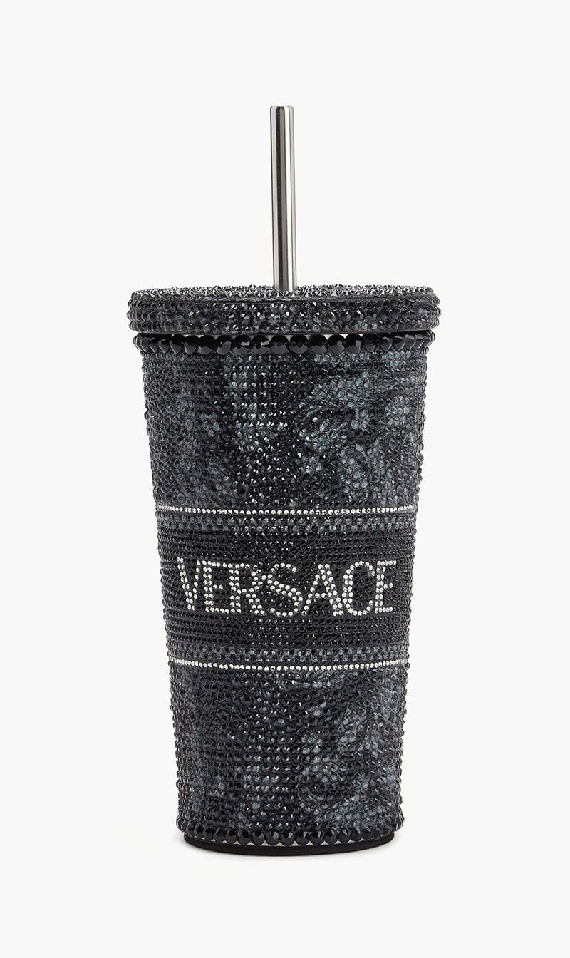 

Versace Others Barocco Crystal Travel Cup Black | The Deal Outlet