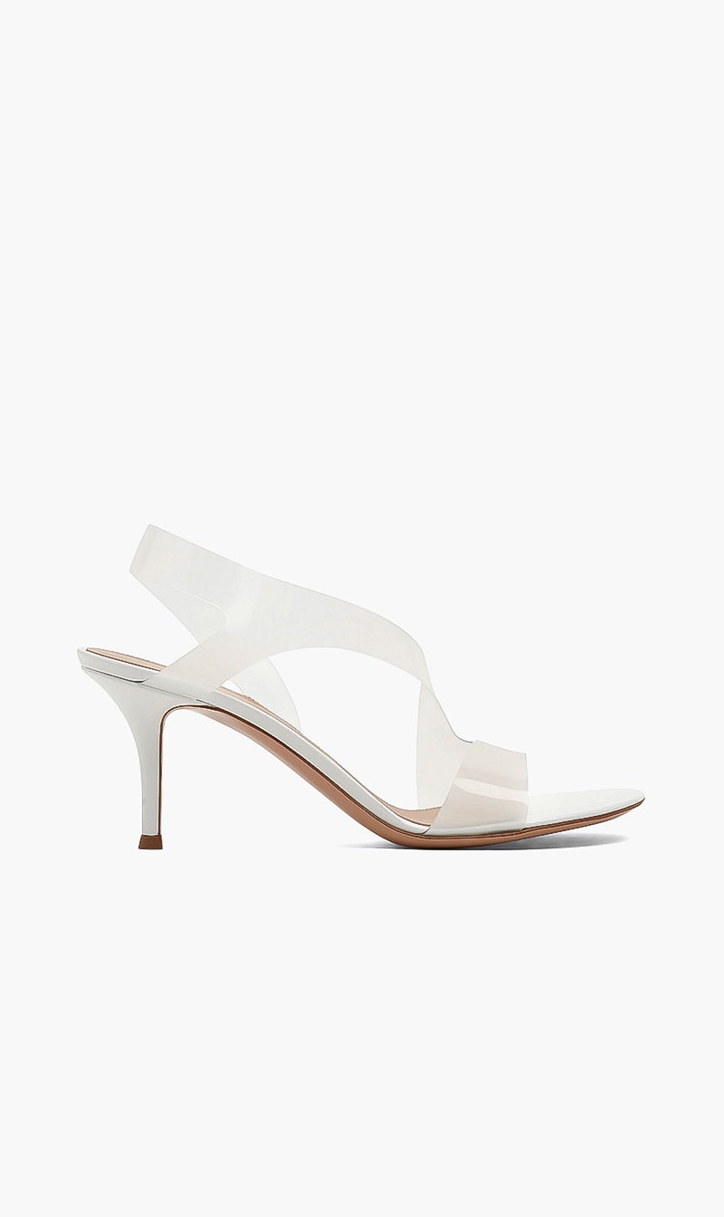 

Metropolis Heel Sandals, White