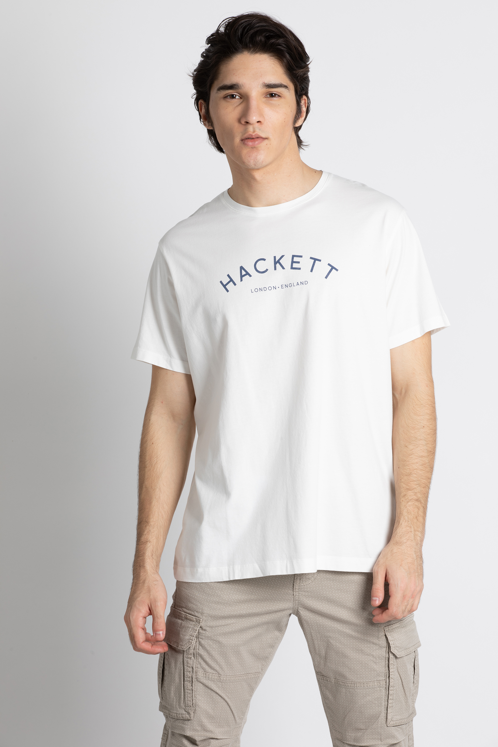 

Hackett London Classic Logo Detail Cotton Jersey T-shirt