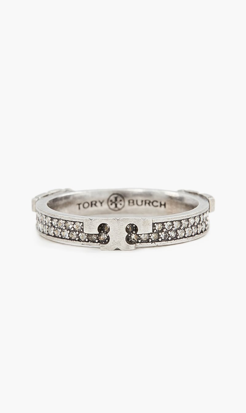 

TORY BURCH Serif-t Pave Ring