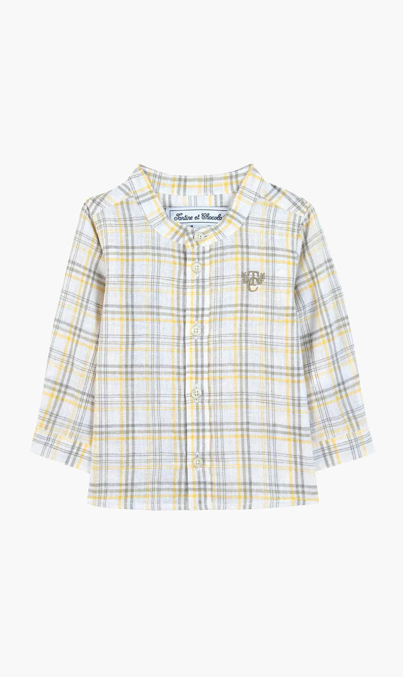 

Tartine Et Chocolat Grey Chemise8 for Boys | The Deal Outlet
