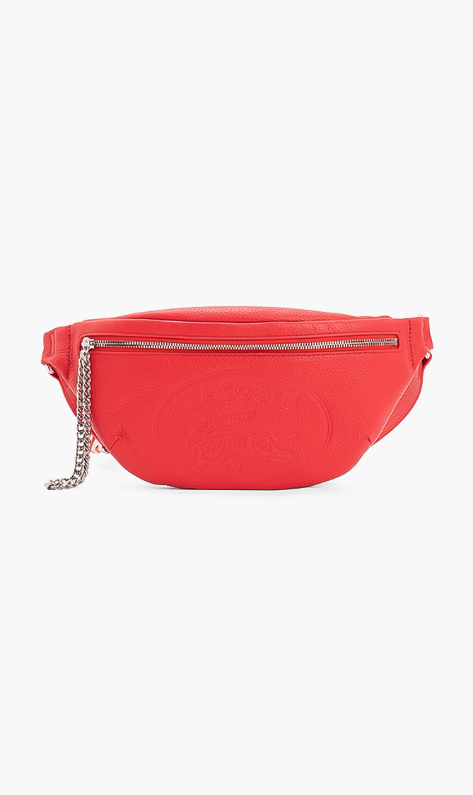 

Lacoste Leather Zip Belt Bag