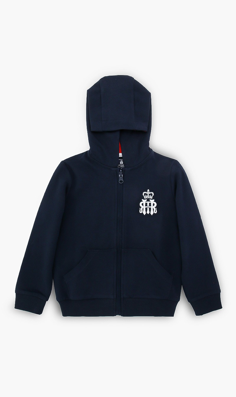 

Hackett London Blue Zipped Hooded Jacket for Boys | The Deal Outlet
