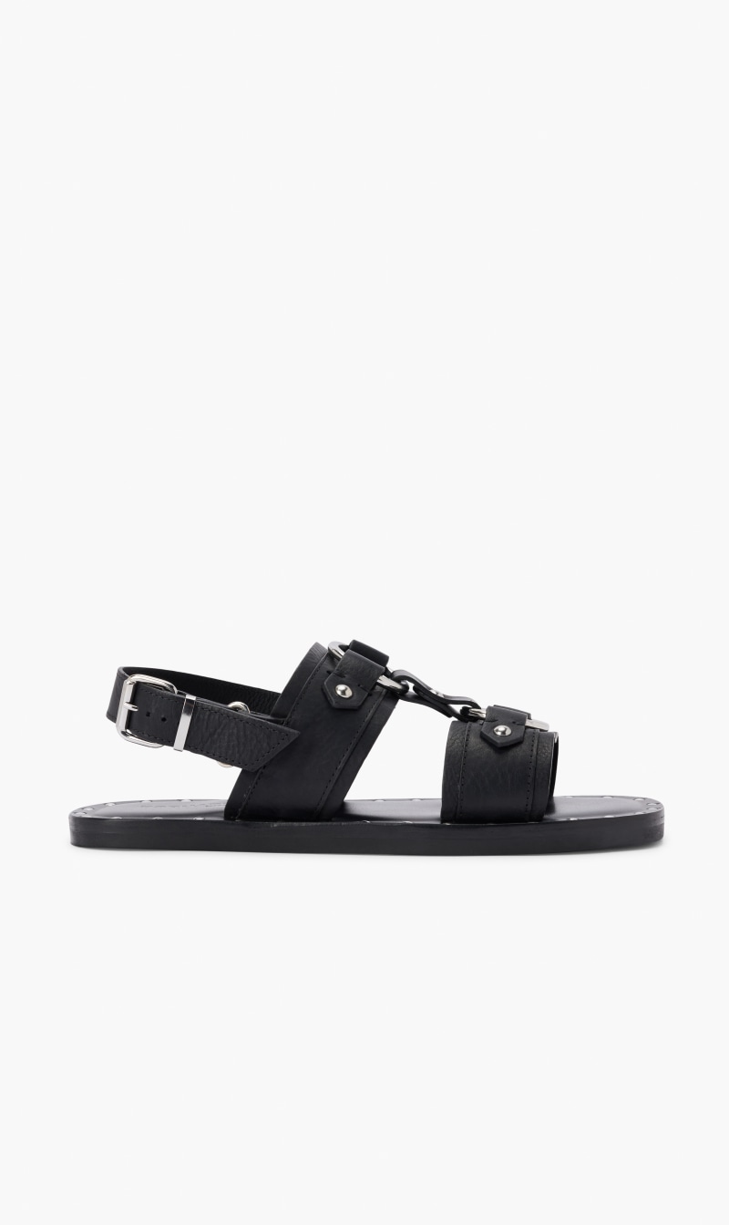 

Flat Sandals, Black