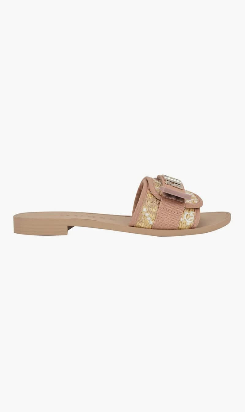 

Guess Pink Elyze 4g Logo Sandal for Women | The Deal Outlet