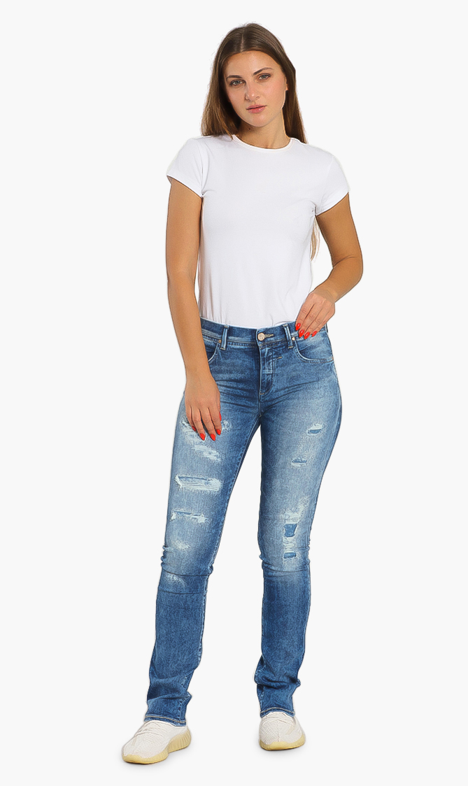 Kimberly Tailored Jeans, Blue