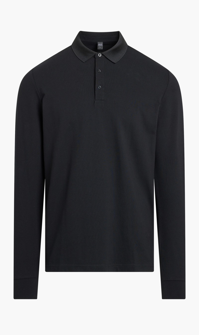 

Ls Pique Polo 20166801 Black 99