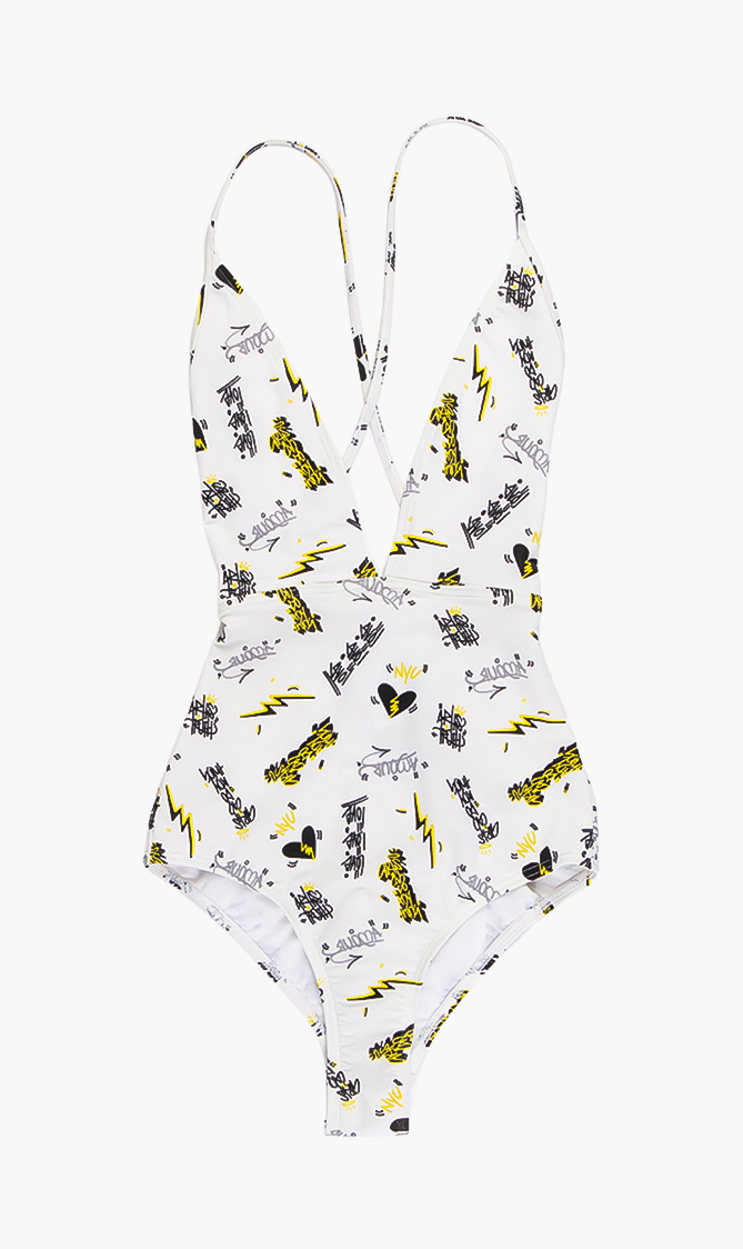 

Jormi One-piece Swimsuit, White