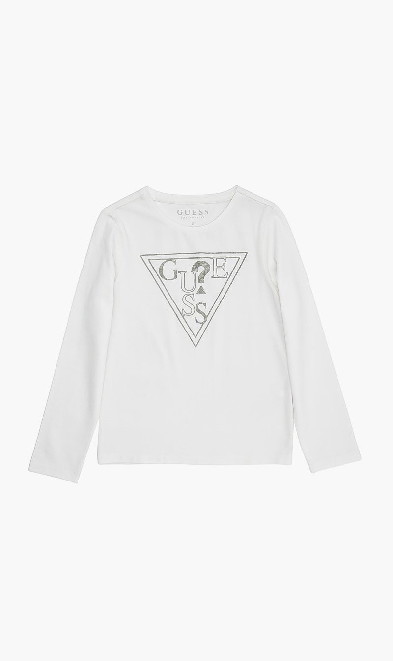 

Crew Neck Logo Tshirt, Beige