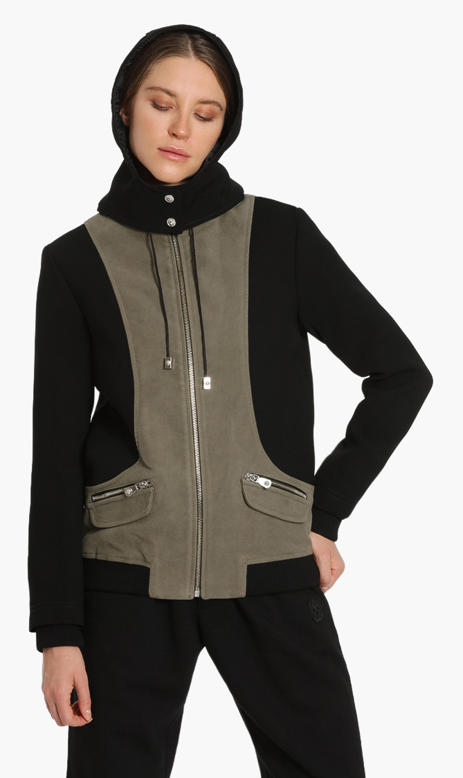 

Versace Constrins Suede Jacket