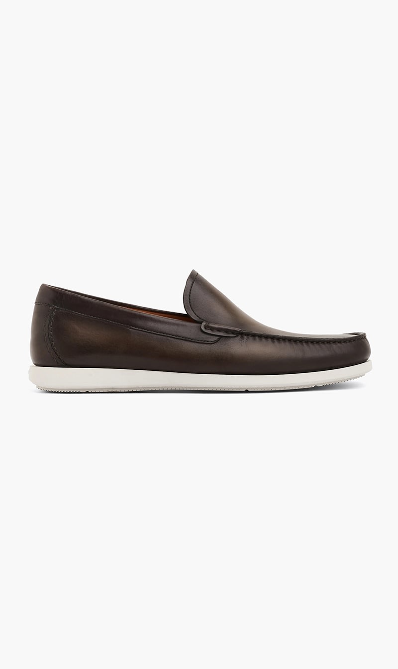 

Magnanni Brown Leather Loafers for Men | The Deal Outlet