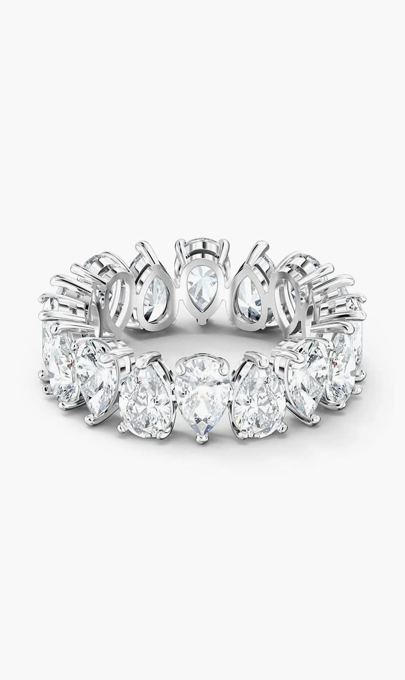 

Swarovski Sjc Vittore Ring Pear Czwh/rhs  Mm for Women | The Deal Outlet
