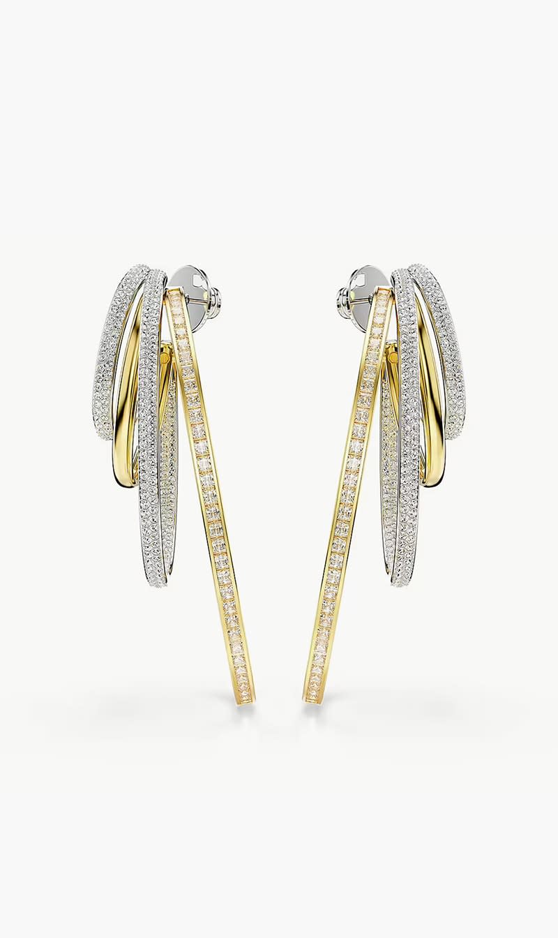 

Swarovski Multi-color Hyperbola Hoop Earrings for Women | The Deal Outlet
