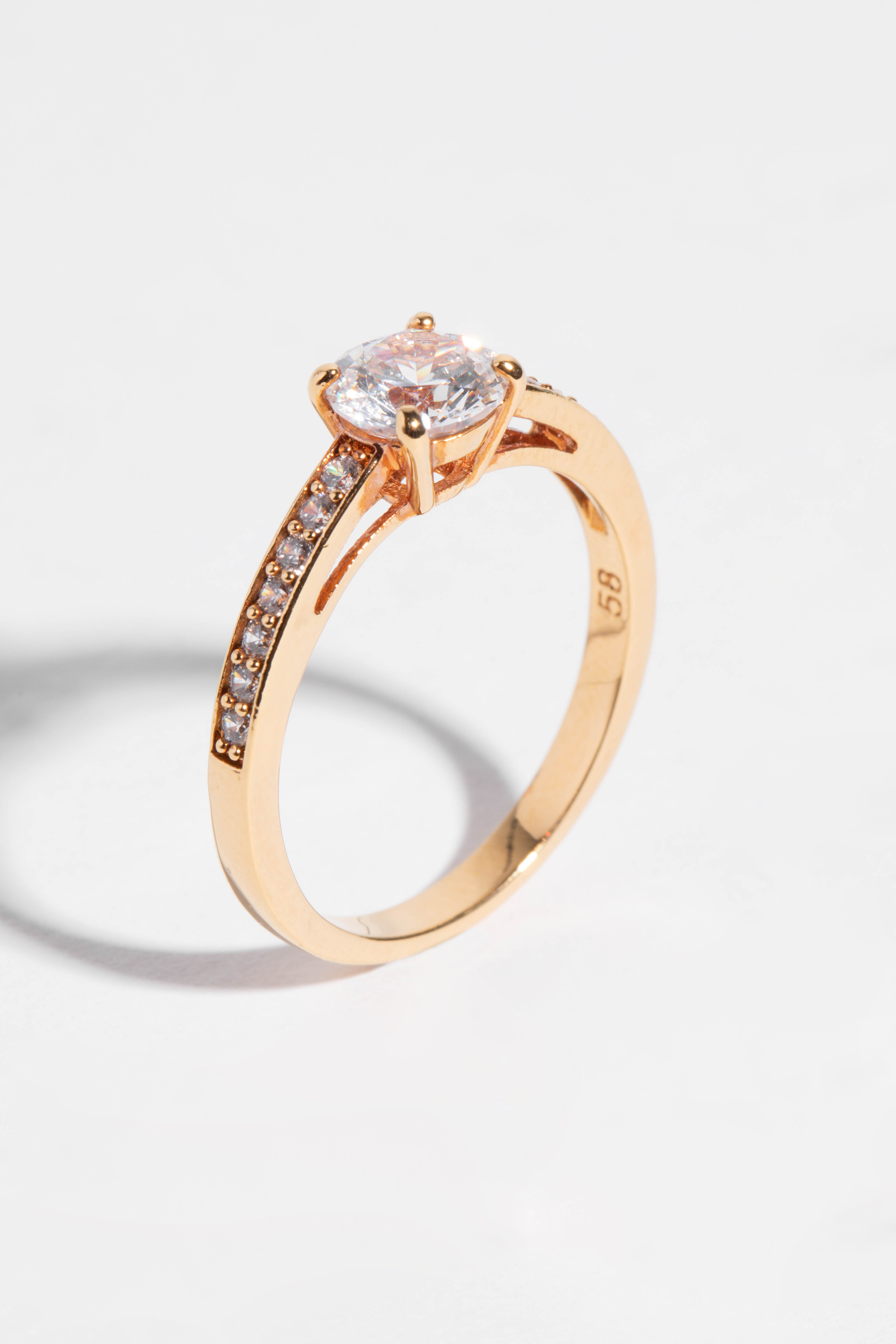 

Swarovski Attract Gold Plated Ring, 58mm