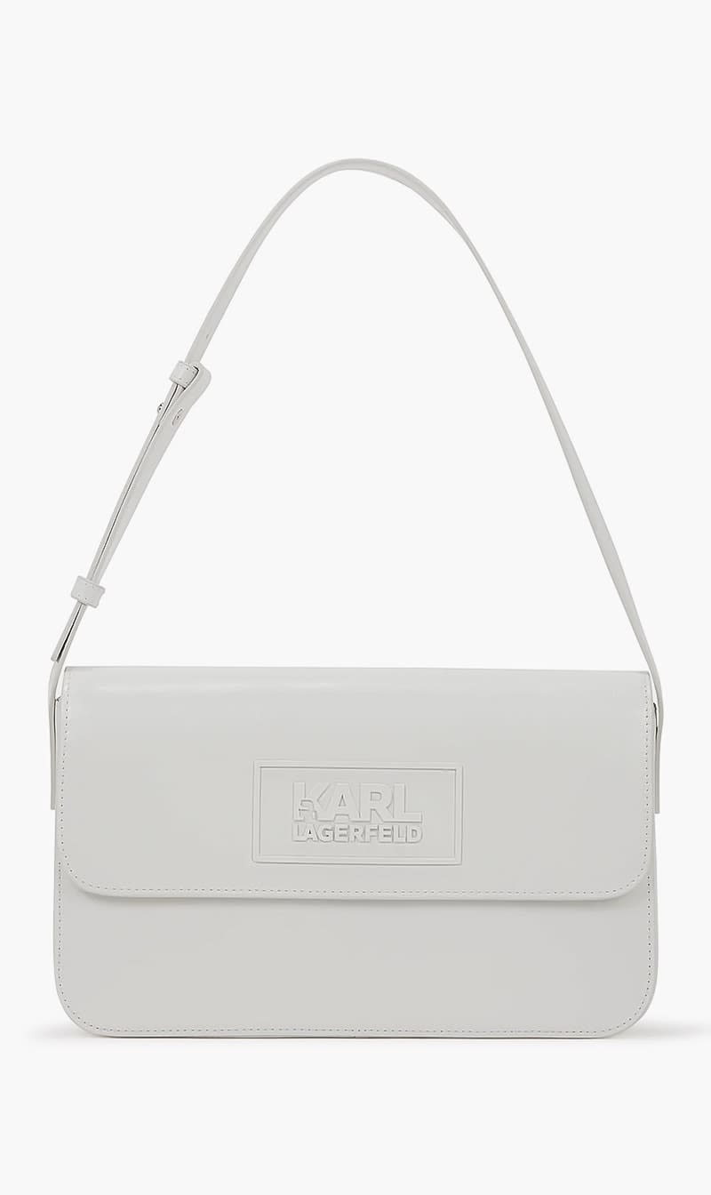 

Karl Lagerfeld White K Stone Cross Body Bag for Women | The Deal Outlet